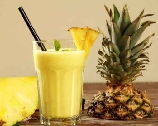 Suco 100% natural de Abacaxi