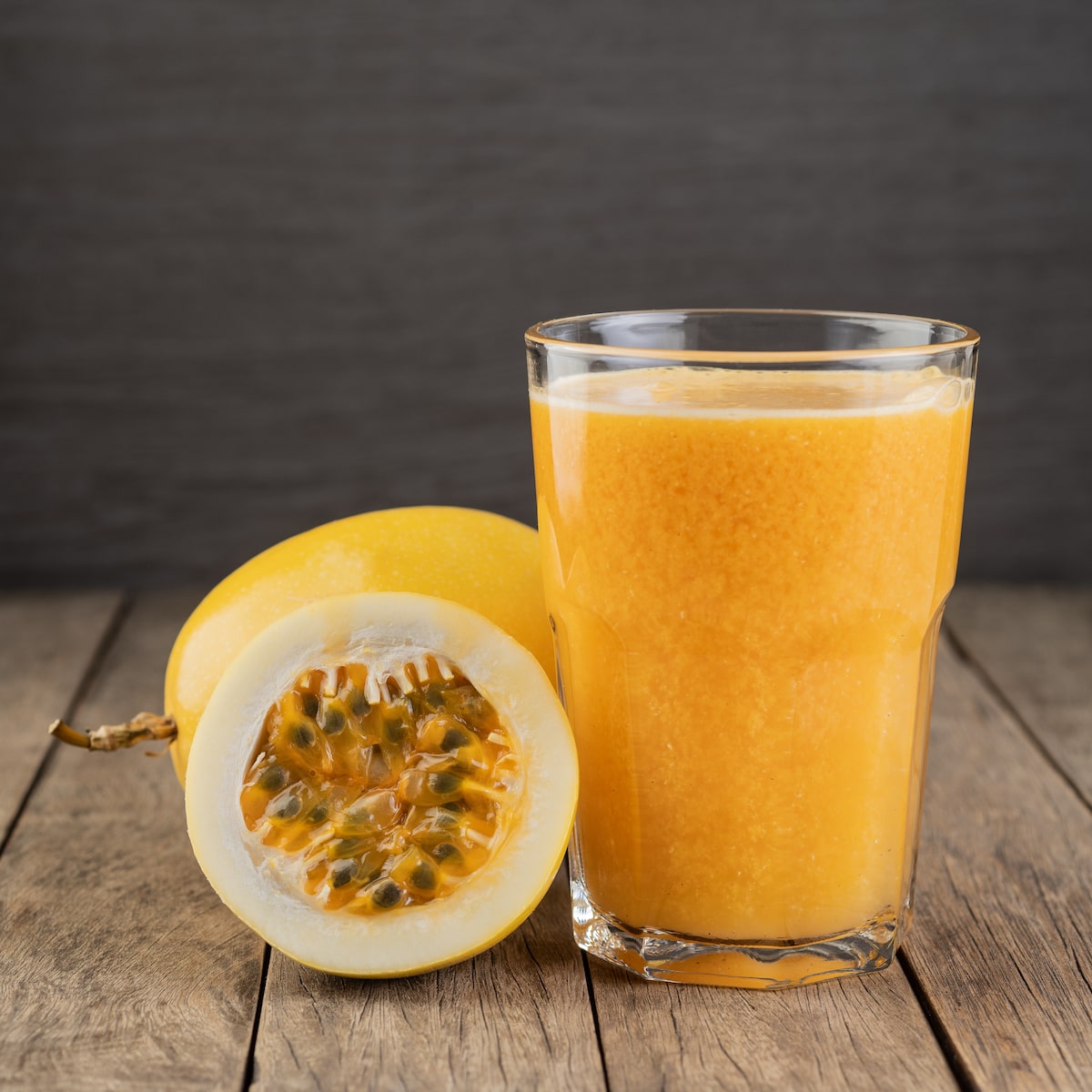 Suco 100% natural de Maracujá
